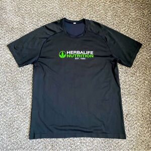 Lululemon Metal Vent Tech Short Sleeve Black Shirt Tee XL